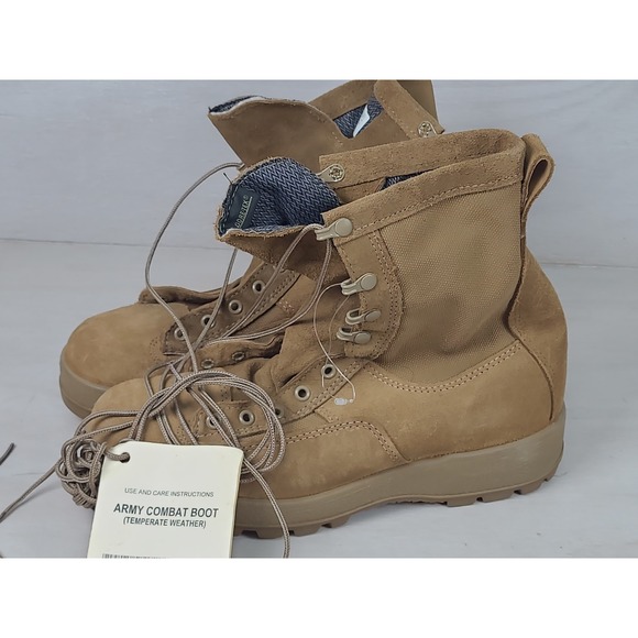 McRae Footwear Army Combat Boot Gore-Tex Coyote Brown10R 8430-01-632-5898